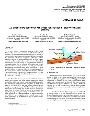 Más sobre Un Modelo de Continuo 3D Ale para el Estudio de la Erosión del Hielo.