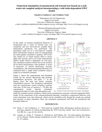 Más sobre Simulación Numérica de Pruebas Triaxiales de Suelo No Saturado Basada en una.